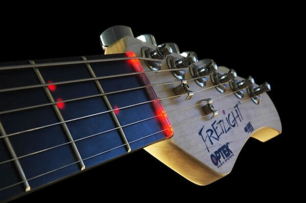 Acclerated lead guitar logo